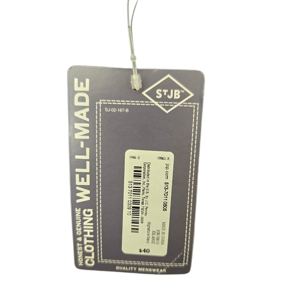 St Johns Bay Mens Navy Puffer Vest NWT XXL - Picture 3 of 4